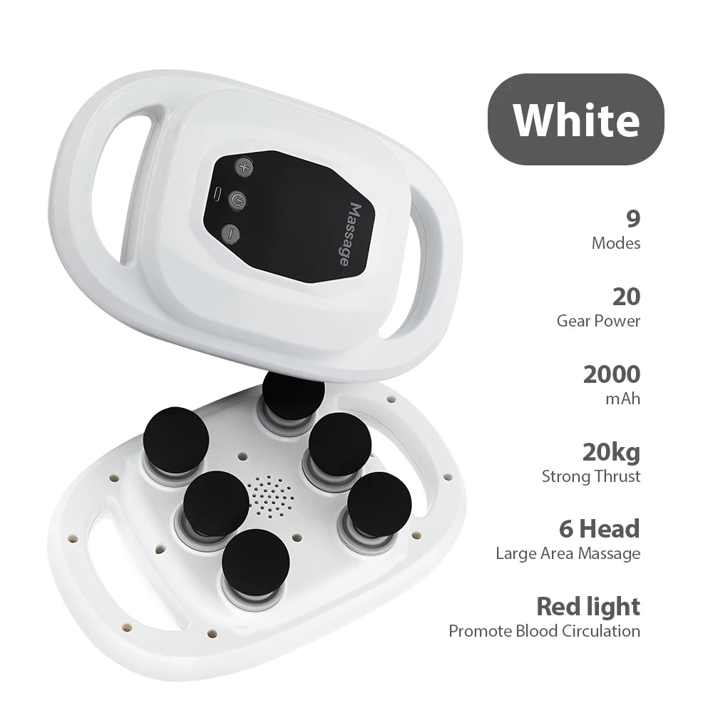 6-Head Deep Tissue Fascia Massage Gun