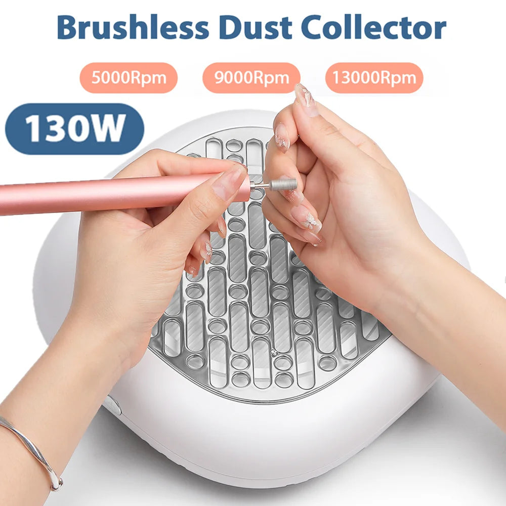 Professional 130W Nail Dust Collector
