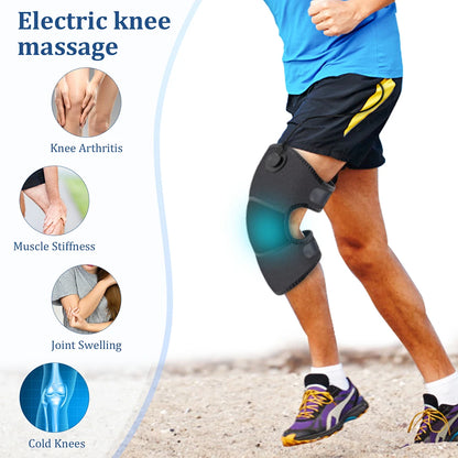 3D Knee Massager with Vibration & Adjustable Strap