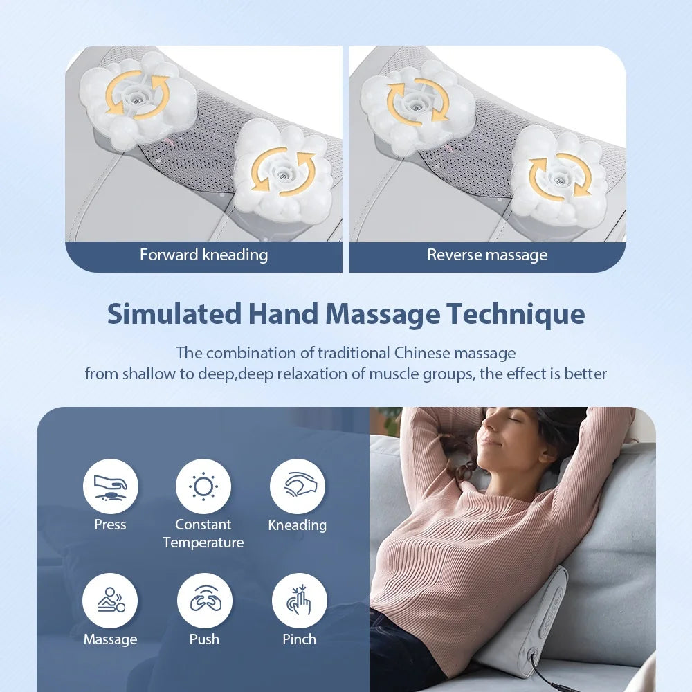 3D Multi-Purpose Massage Pillow with 20 Heads