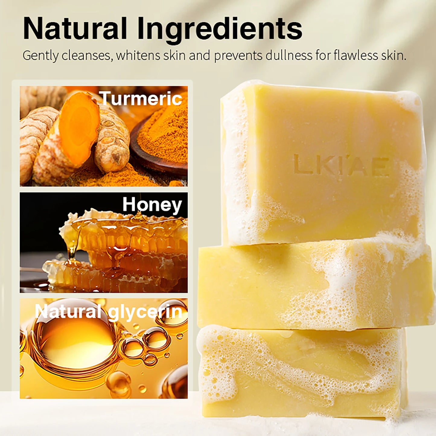 Natural Turmeric Whitening Soap Bar