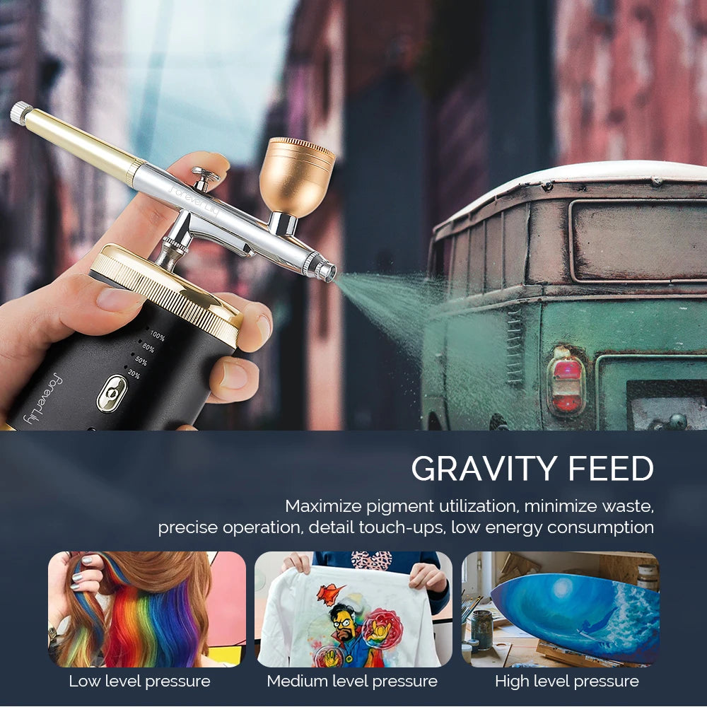 Cordless Dual-Action Airbrush Kit