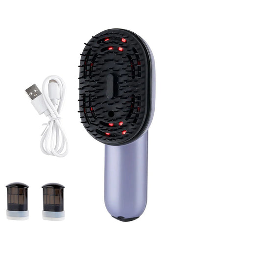 Electric Hair Comb with Red Light & Essential Oil Box