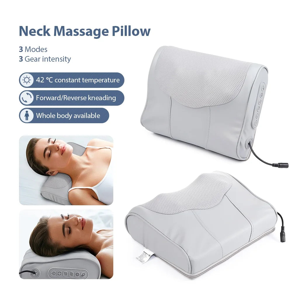 3D Multi-Purpose Massage Pillow with 20 Heads