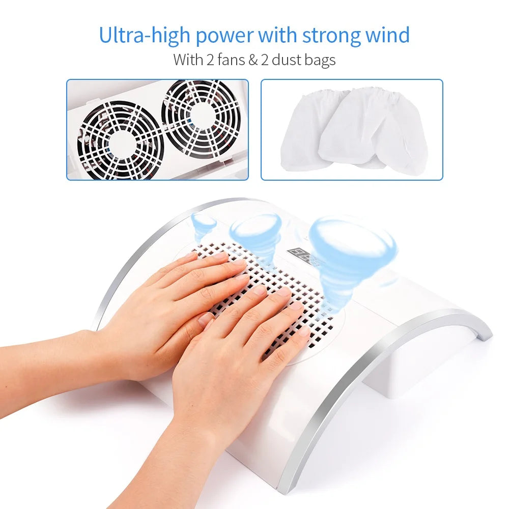 2-in-1 Nail Dryer & Dust Collector