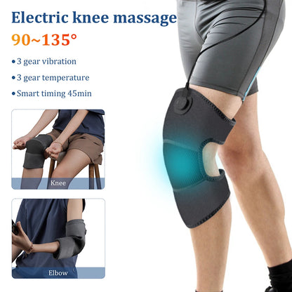 3D Knee Massager with Vibration & Adjustable Strap