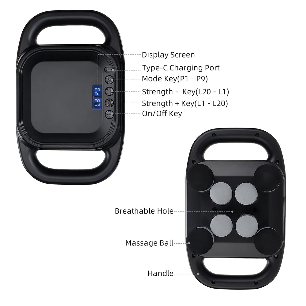 8-Head Percussion Fascia Massage Gun