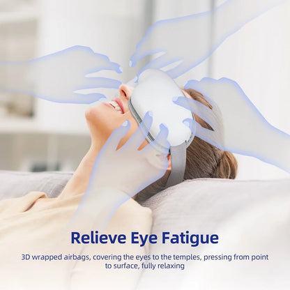 Air Pressure Eye Massager with Heat & Music