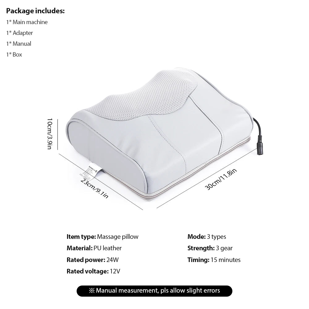 3D Multi-Purpose Massage Pillow with 20 Heads