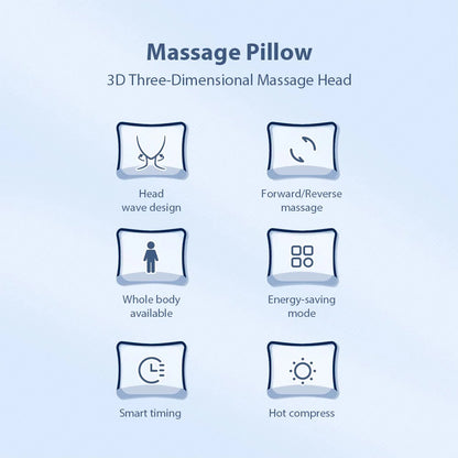 3D Multi-Purpose Massage Pillow with 20 Heads
