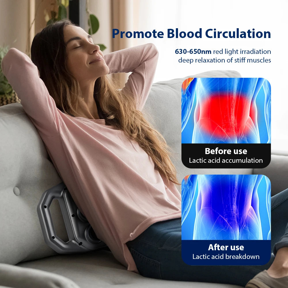 6-Head Deep Tissue Fascia Massage Gun