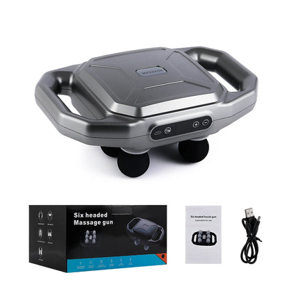 6-Head Deep Tissue Fascia Massage Gun