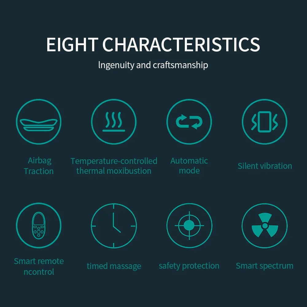 Electric Lumbar Massager with Remote Control