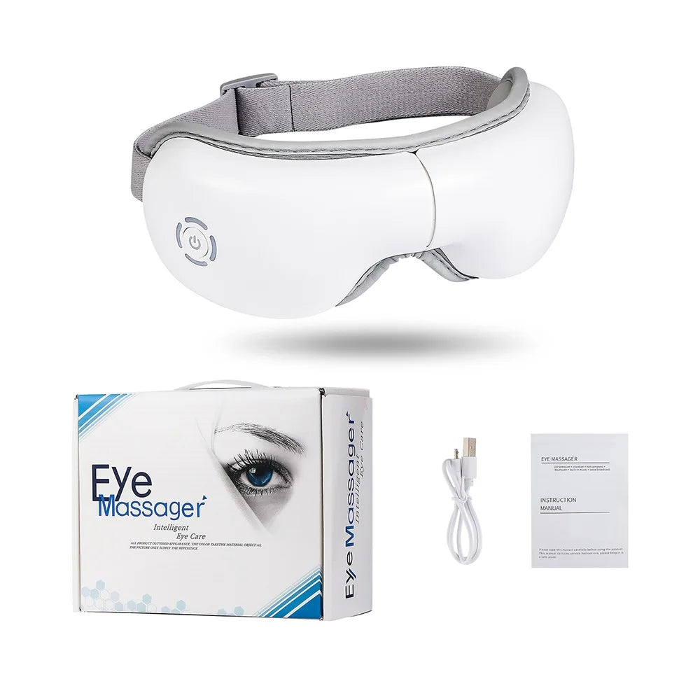 Air Pressure Eye Massager with Heat & Music