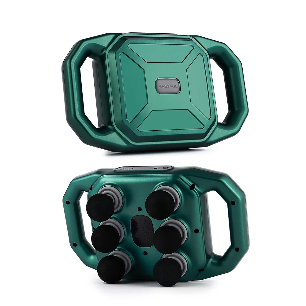 6-Head Deep Tissue Fascia Massage Gun