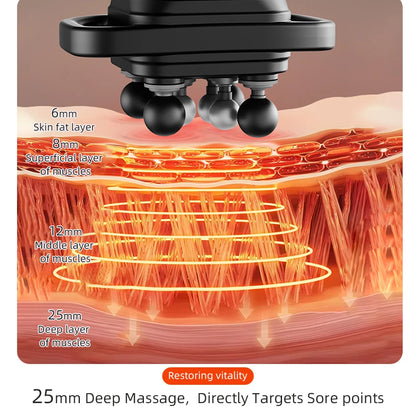 8-Head Percussion Fascia Massage Gun