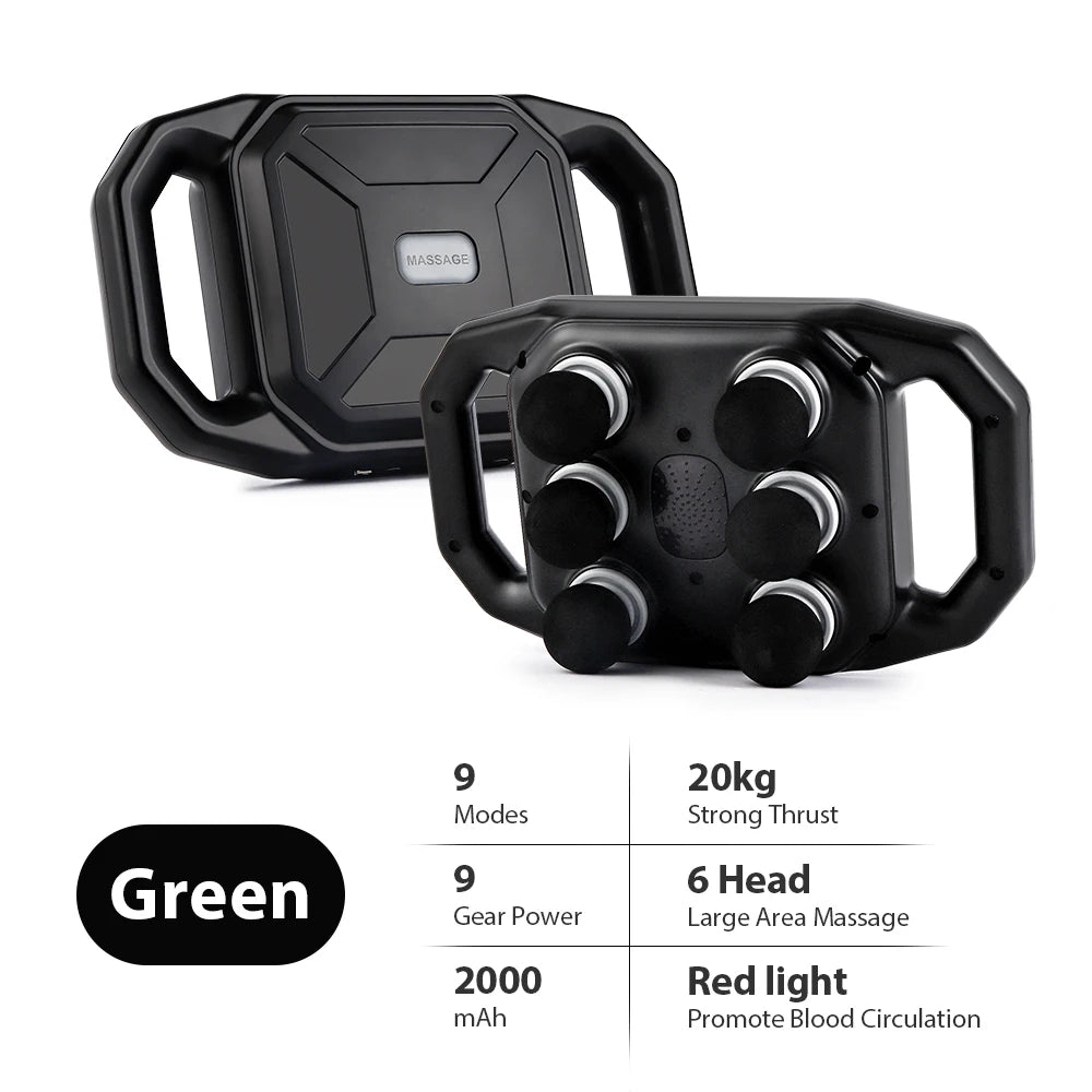 6-Head Deep Tissue Fascia Massage Gun