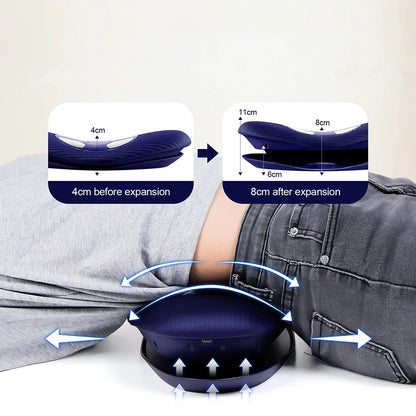 Electric Lumbar & Waist Massager with Traction Support