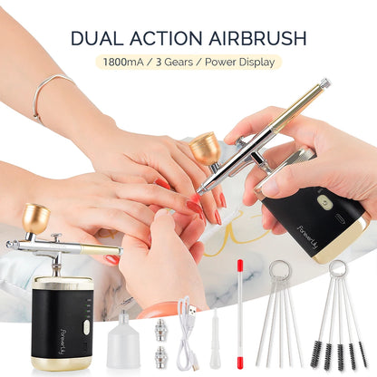 Cordless Dual-Action Airbrush Kit