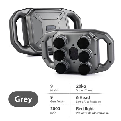 6-Head Deep Tissue Fascia Massage Gun