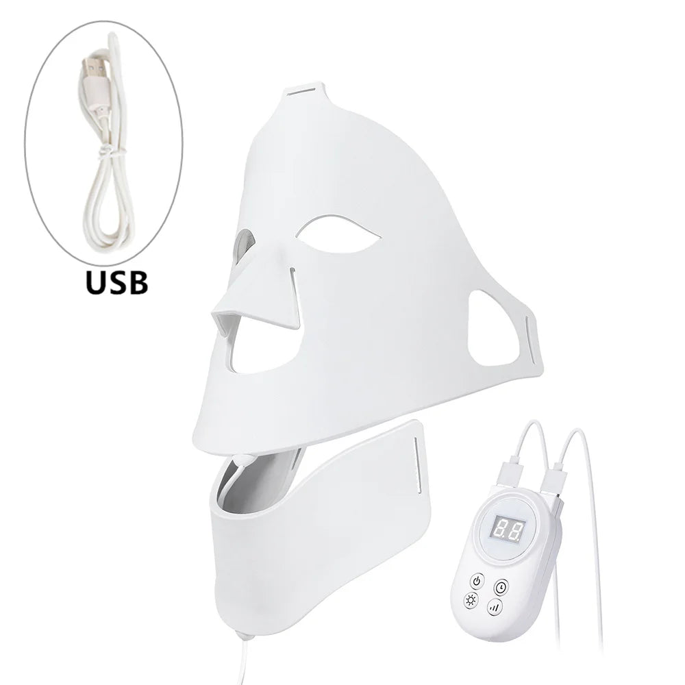 LED Light Therapy Mask for Face & Neck