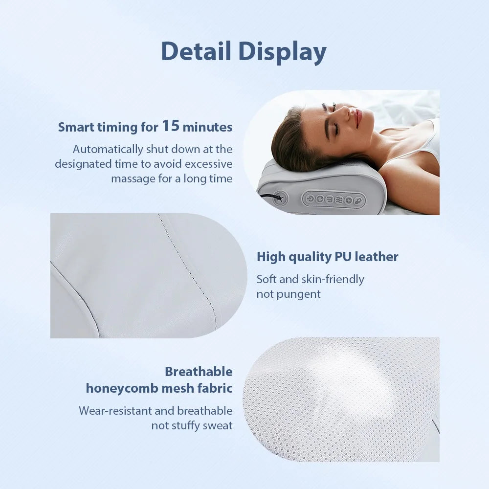3D Multi-Purpose Massage Pillow with 20 Heads