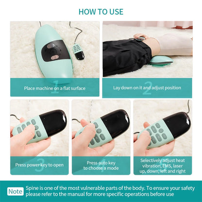 Electric Lumbar Massager with Remote Control