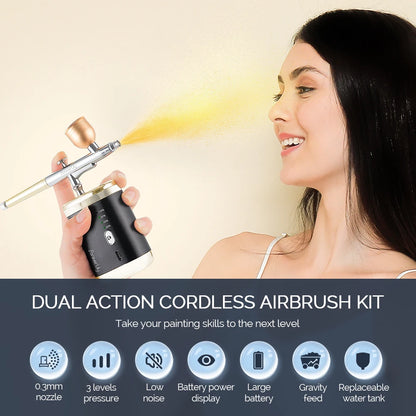 Cordless Dual-Action Airbrush Kit