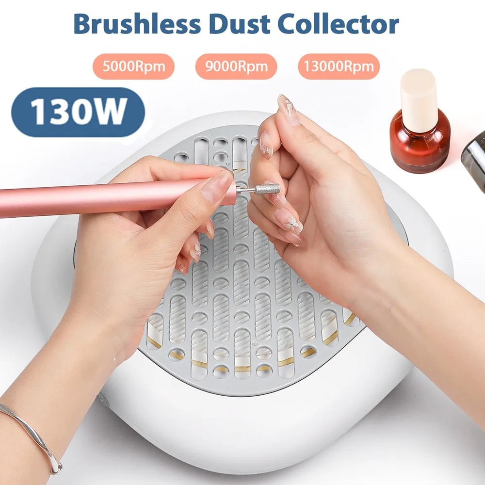 Professional 130W Nail Dust Collector