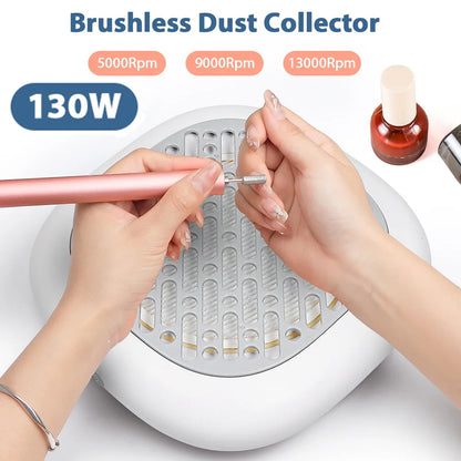 Professional 130W Nail Dust Collector