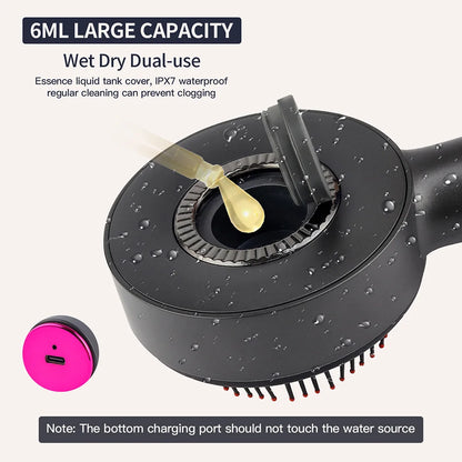 Scalp Massage Comb with Infrared & Liquid Outle