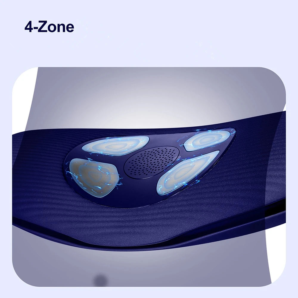 Electric Lumbar & Waist Massager with Traction Support