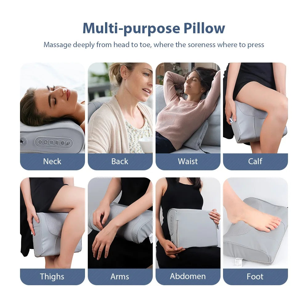 3D Multi-Purpose Massage Pillow with 20 Heads