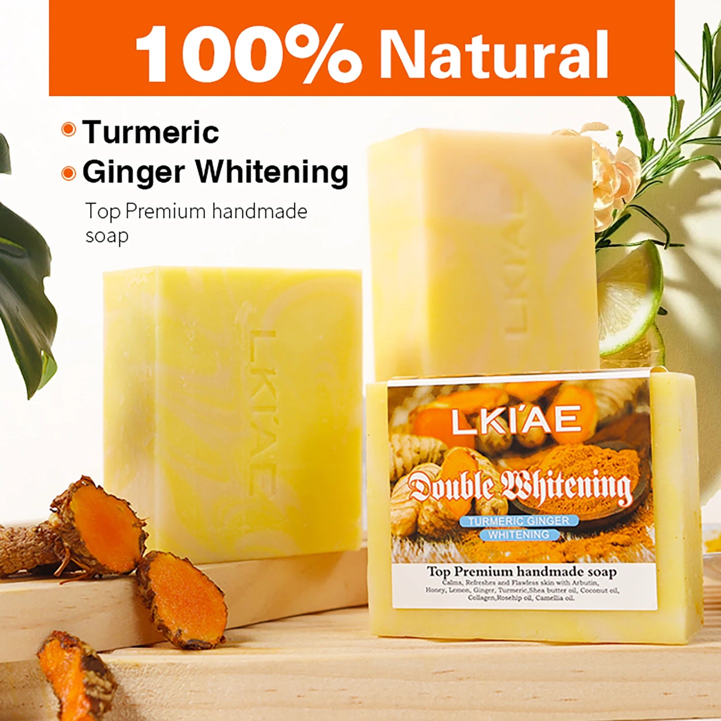 Natural Turmeric Whitening Soap Bar